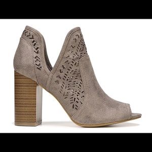 Peep Toe Ankle Booties